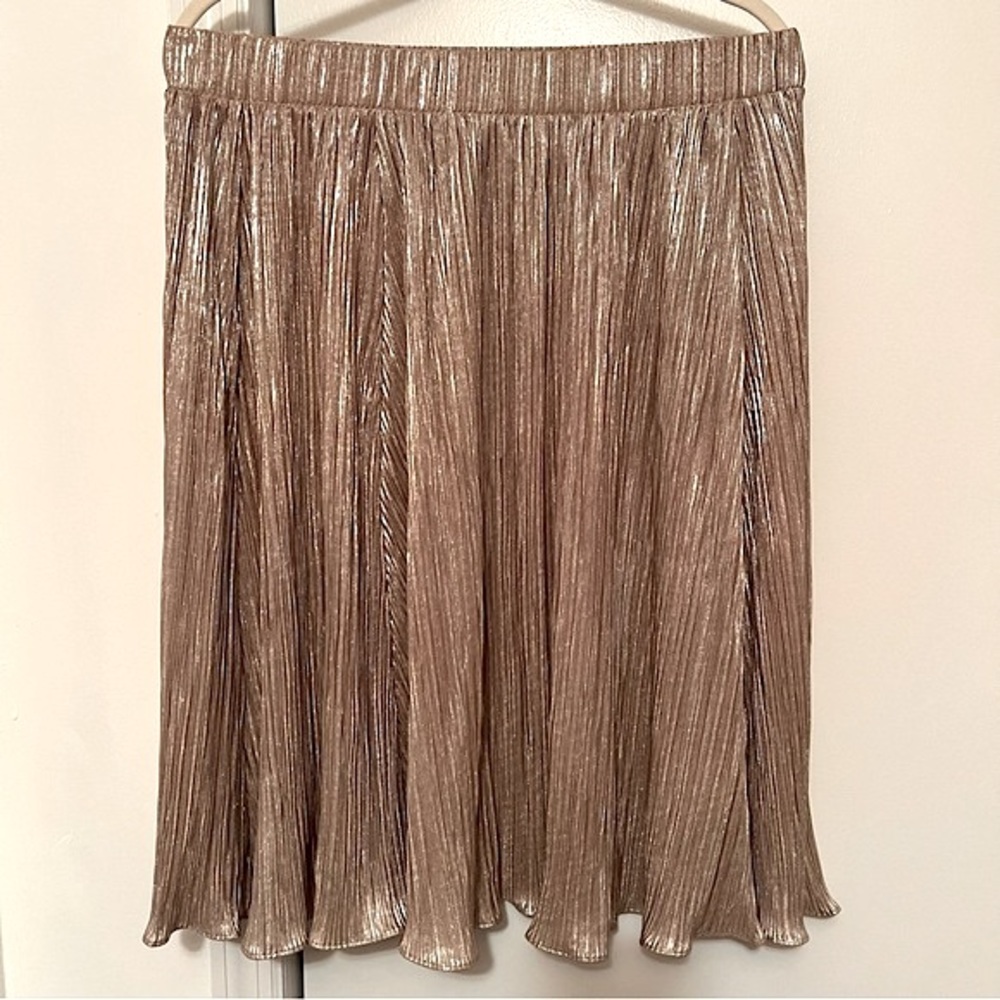 NY & Co Gold Skirt